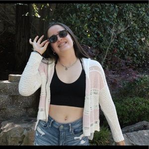 Abercrombie Striped cardigan